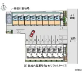 ★手数料０円★福井市花月３丁目　月極駐車場（LP）